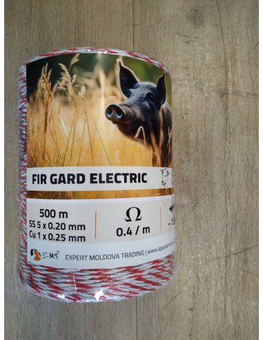 Fir gard electric 500 m – 130 kg, 0.4 Ω/m