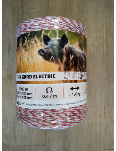 Fir gard electric 1000 m – 130 kg, 0.4 Ω/m